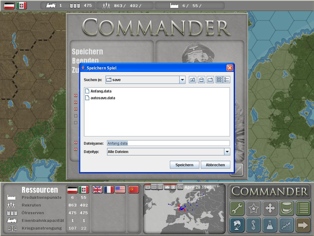 Commander - Europe at War (PC) - Shot 2