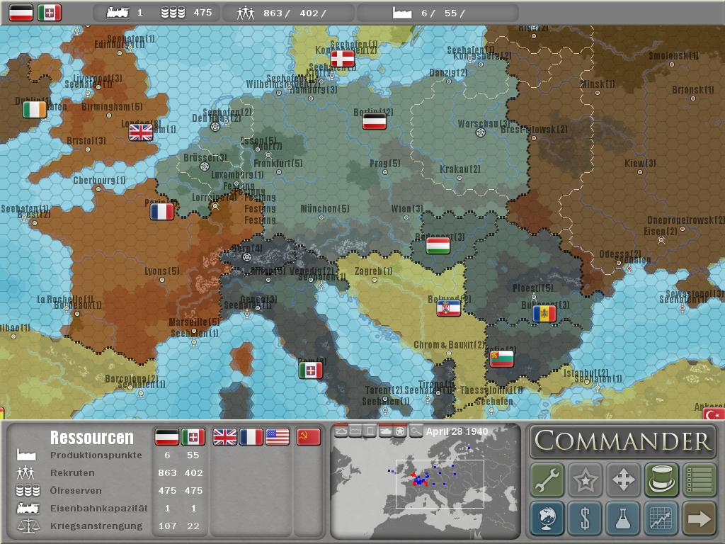 Commander - Europe at War (PC) - Shot 3