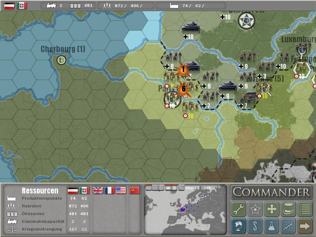 Commander - Europe at War (PC) - Shot 5