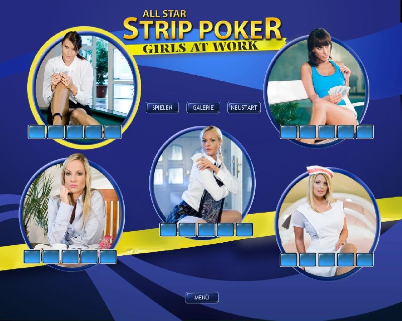 All Star Strip Poker - Girls at Work - Shot 9