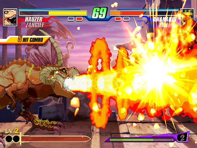 Capcom Fighting Jam (PS2) - Shot 2
