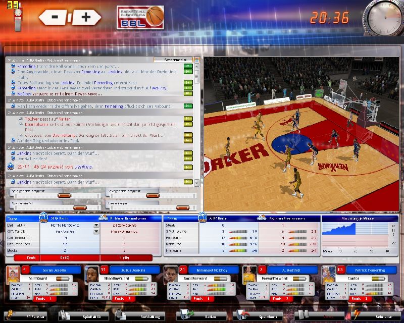 DSF - Basketballmanager 2008 - Shot 5