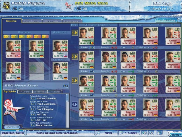 Eishockey Manager 2005 - Shot 3