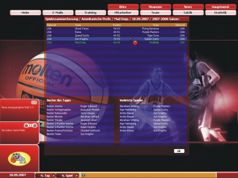 FIBA Basketball Manager 2008 - Shot 4