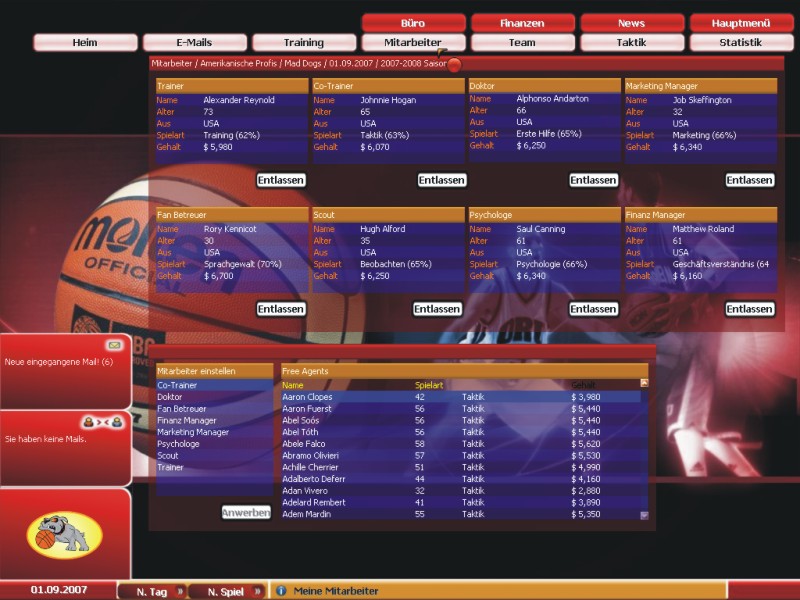 FIBA Basketball Manager 2008 - Shot 6