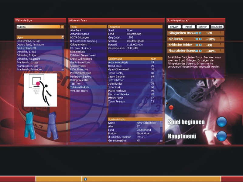 FIBA Basketball Manager 2008 - Shot 7