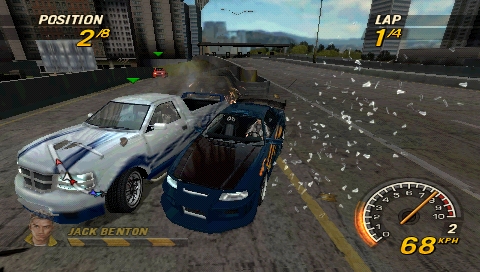 FlatOut Head On (PSP) - Shot 2