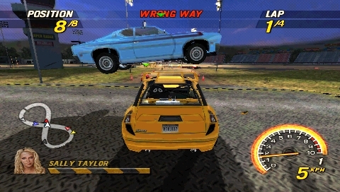 FlatOut Head On (PSP) - Shot 10