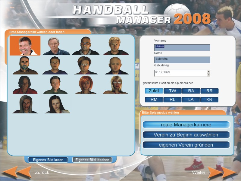 Handball Manager 2008 (PC) - Shot 2