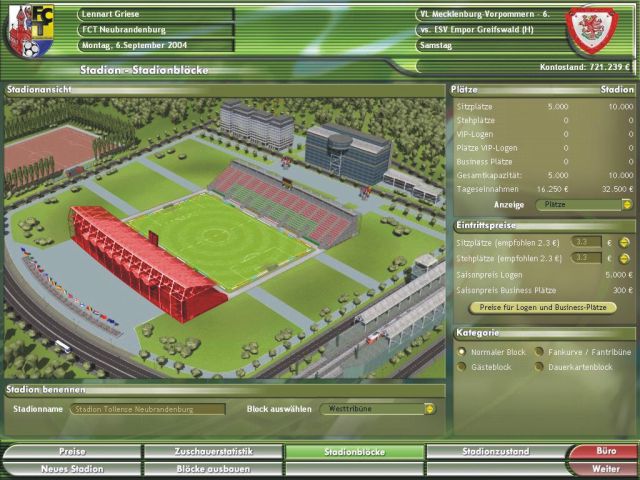 Kicker Manager 2004 - Shot 2