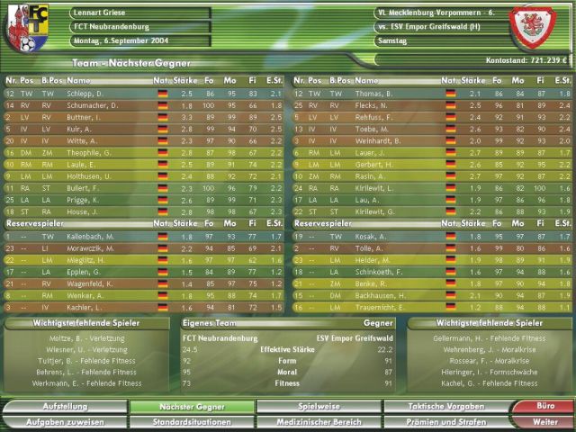 Kicker Manager 2004 - Shot 3