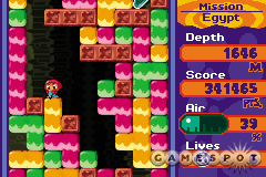 Mr. Driller 2 (GBA) - Shot 2