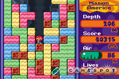 Mr. Driller 2 (GBA) - Shot 3