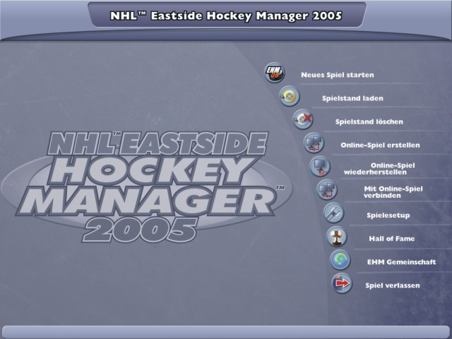 NHL Eastside Hockey Manager 2005 - Shot 1