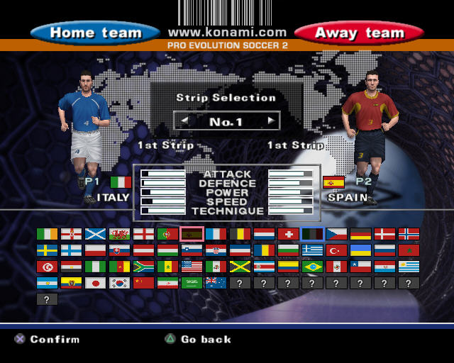 Pro Evolution Soccer 2 (PS2) - Shot 2