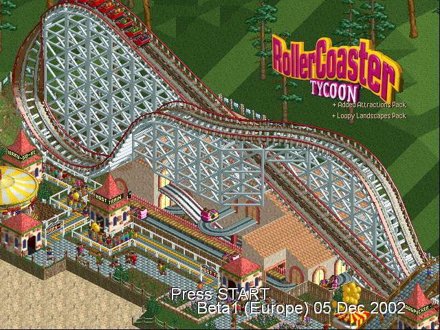 Rollercoaster Tycoon (XBOX) - Shot 1