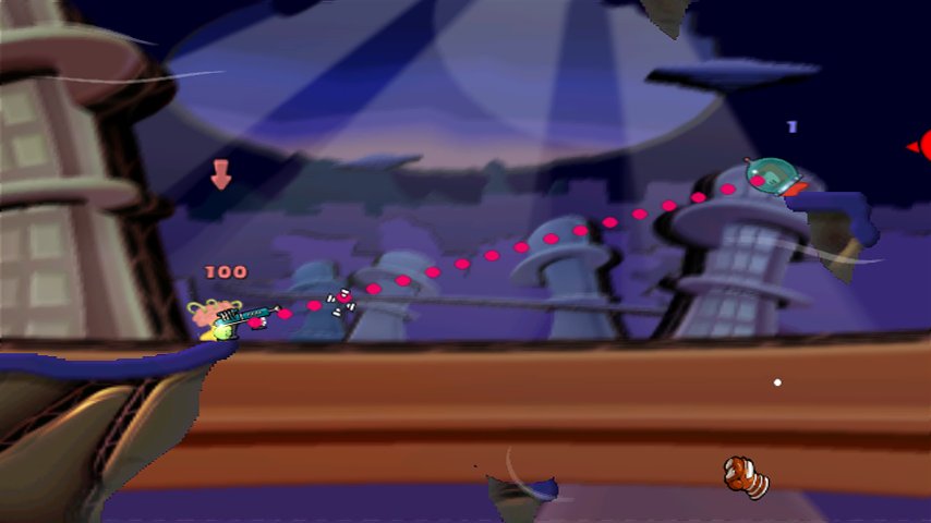 Worms: Odyssee im Wurmraum (Wii) - Shot 3