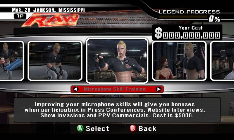 WWE Smackdown vs. Raw 2008 (Wii) - Shot 17